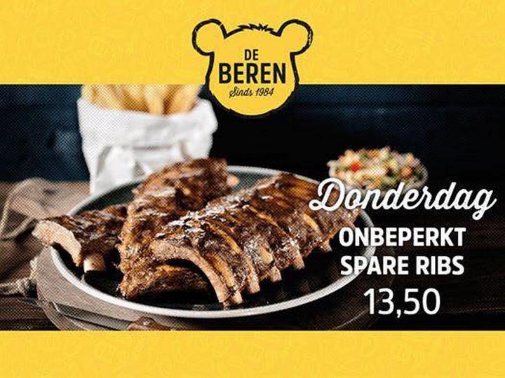 Donderdag = Spareribs dag!